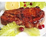 2. Bravčový steak na 4 druhoch korenia, dusená hrášková ryža (120/300)g - 1,3,7